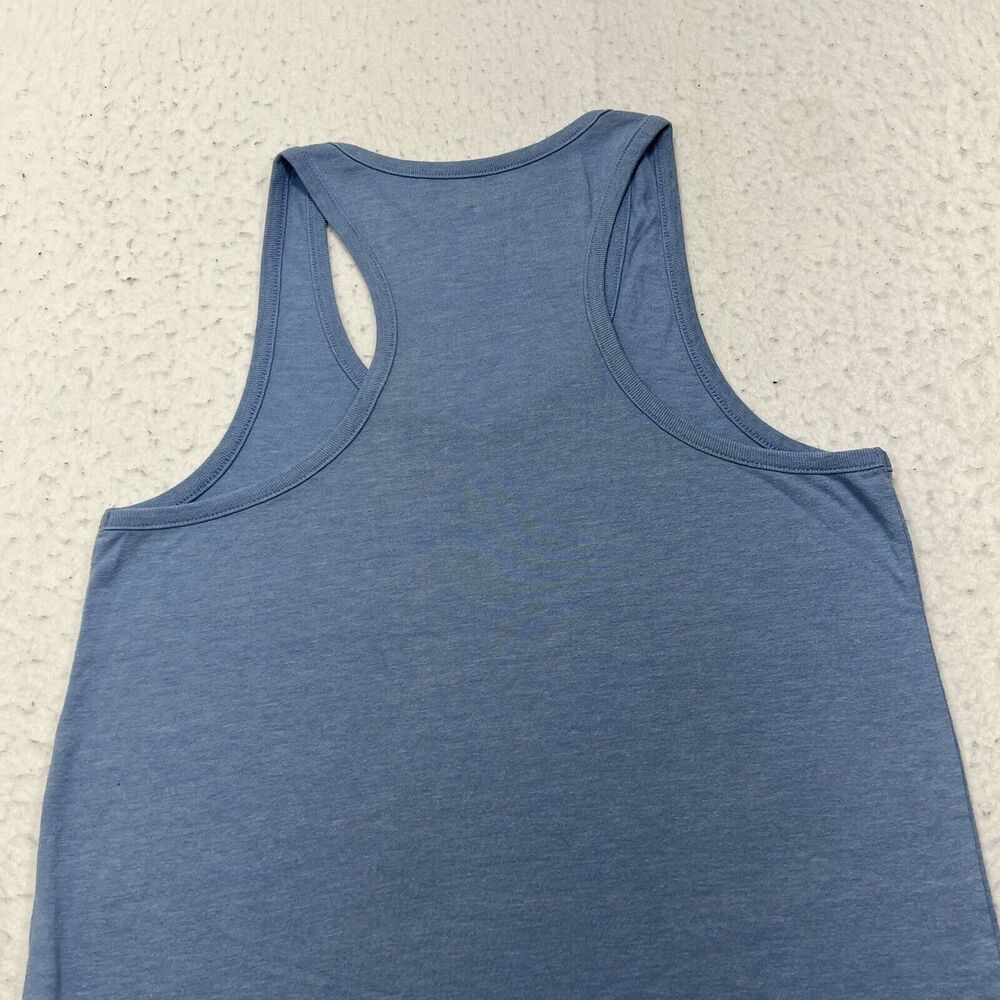 League Women's Large Blue Tank Top Sunshine on my Mind Lake Burton Georgia - Picture 10 of 12